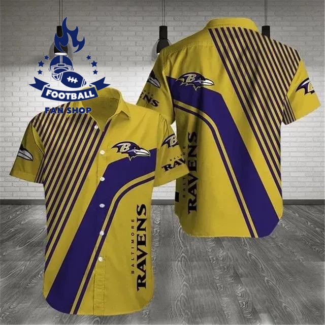 baltimore ravens nfl gift for fan football graphic print hawaiian shirt 2 nfl hawaiian shirt 8c137