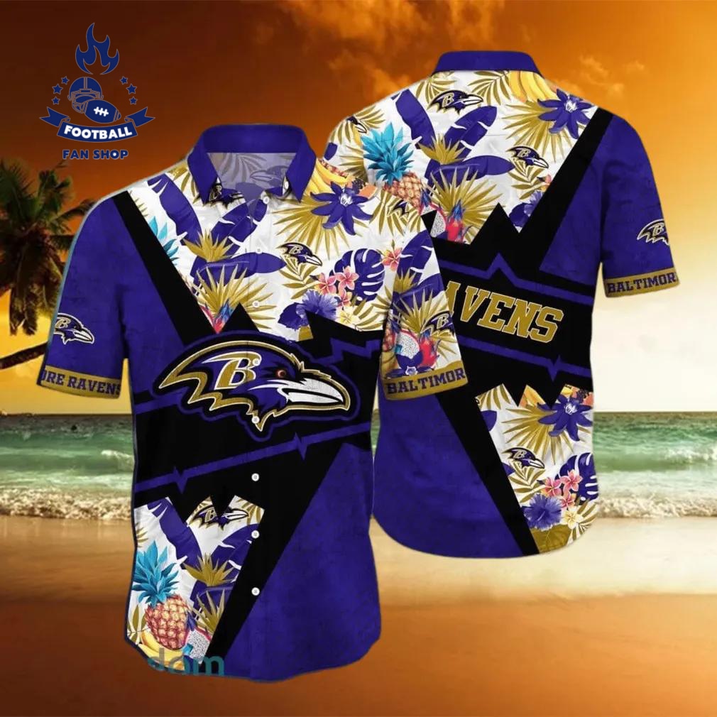 Baltimore Ravens NFL Practical Beach Gift For Him Hawaiian Shirt