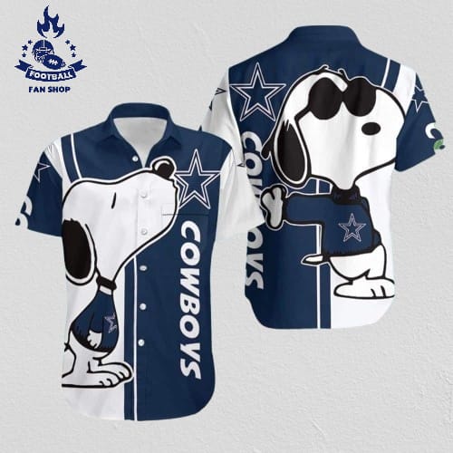 Cool Snoopy Dallas Cowboys Hawaiian Shirt Beach Gift For Friend