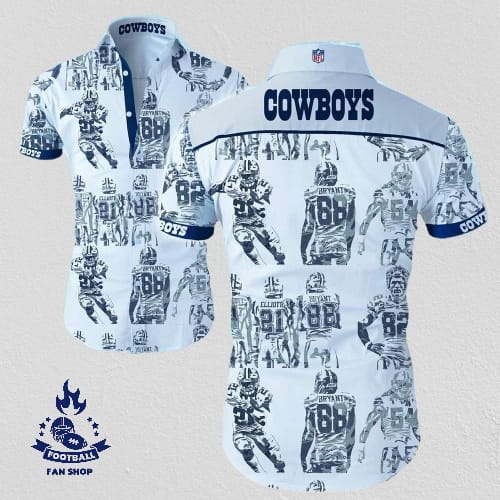 Dallas Cowboys 88 Bryant Hawaiian Shirt Summer Beach Gift