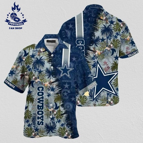 Dallas Cowboys Hawaiian Shirt Beach Gift For Dad JsY