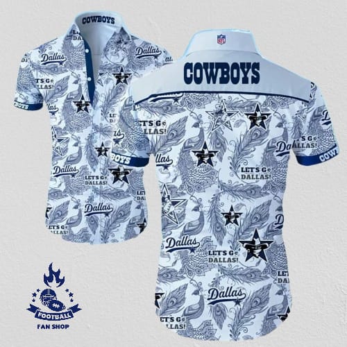 Dallas Cowboys Hawaiian Shirt Beach Gift For Sport Fans