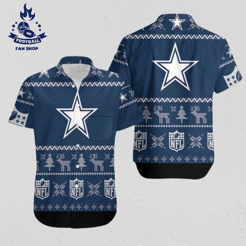 Dallas Cowboys Hawaiian Shirt Christmas Gift For Beach Lovers 3w4