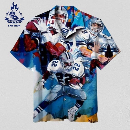 Dallas Cowboys Hawaiian Shirt Gift For Football Fans