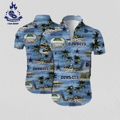 Dallas Cowboys Hawaiian Shirt Island Pattern Best Beach Gift