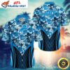 Aloha Spirit Detroit Lions Floral Wave Hawaiian 1