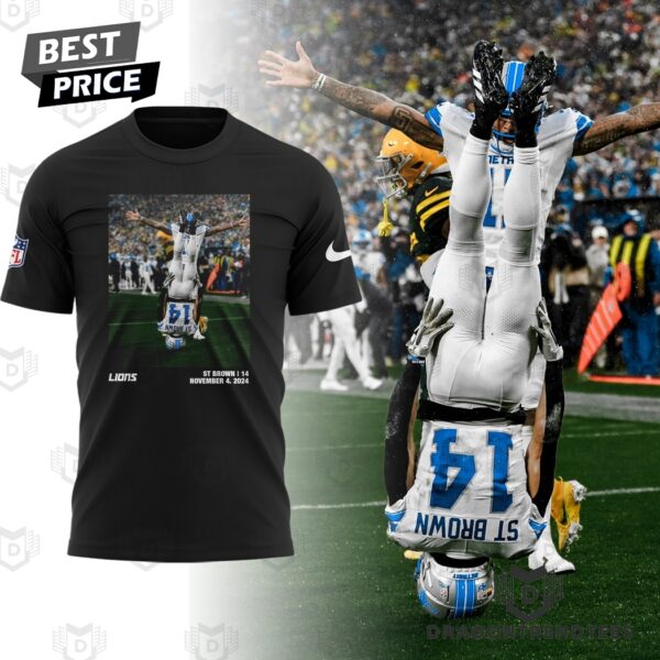 Amonra St Brown Detroit Lions 3D TShirt 1