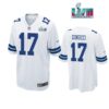 Ben Dinucci 17 Dallas Cowboys Super Bowl LVII Super Bowl LVII White Men Game Jersey 1