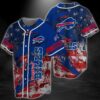 Buffalo Bills Custom Name Baseball Jersey 1