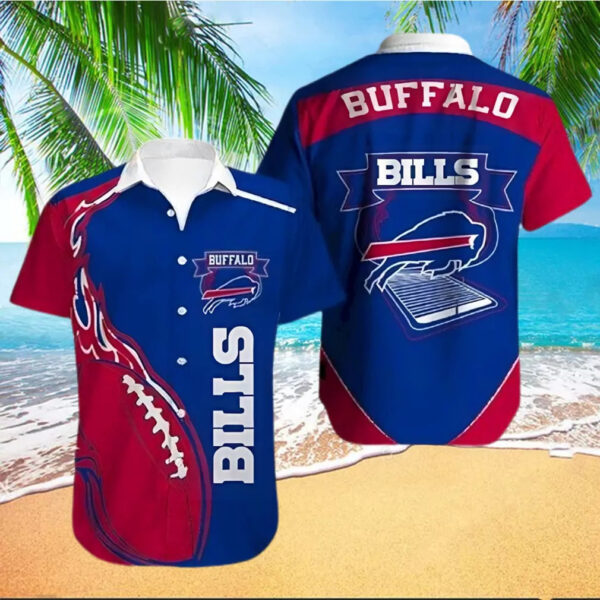 Buffalo Bills Gridiron Flames Hawaiian 1