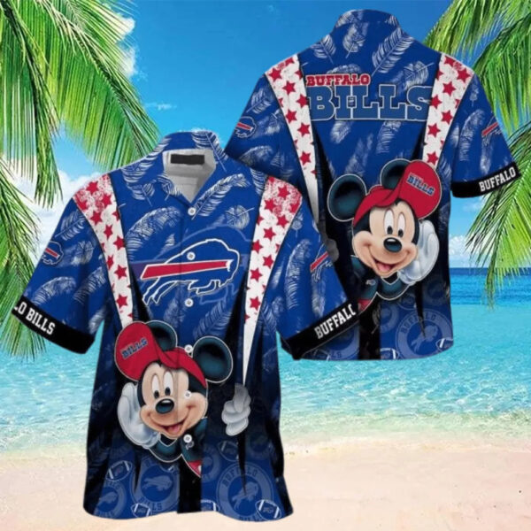 Buffalo Bills Mickey Star Hawaiian 1