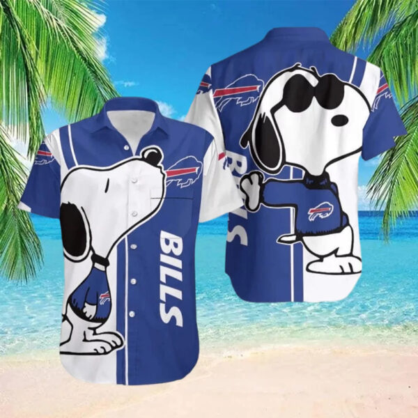 Buffalo Bills Snoopy Chill Hawaiian 1