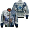 Ceedee Lamb 88 Dallas Cowboys Nfc East Division Champions Super Bowl 2024 Bomber Jacket 1