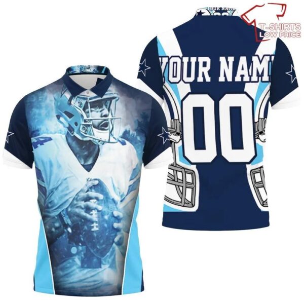 Chidobe Awuzie 24 Dallas Cowboys Nfc East Division Champions Super Bowl Personalized Polo 1