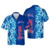 Custom Bills Hawaiian Women Blue Flower 1