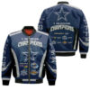 Dallas Cowboys 5 Time Super Bowl Champions Jersey Bomber Jacket 1