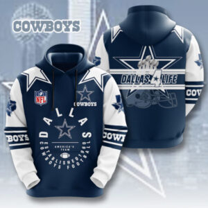 Dallas Cowboys Hoodie 3D For Fan