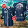 Dallas Cowboys Jason Voorhees Design All Over Printed Baseball Jersey 1