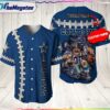 Dallas Cowboys Mascot 3D Baseball Jersey Style 1