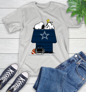 Dallas Cowboys NFL Football Snoopy Woodstock The Peanuts Movie T Shirt