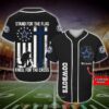 Dallas Cowboys Nfl Stand For The Flag Baseball Jersey 1