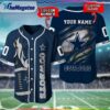 Dallas Cowboys Scartch Design NFL 3D Baseball Jersey 1