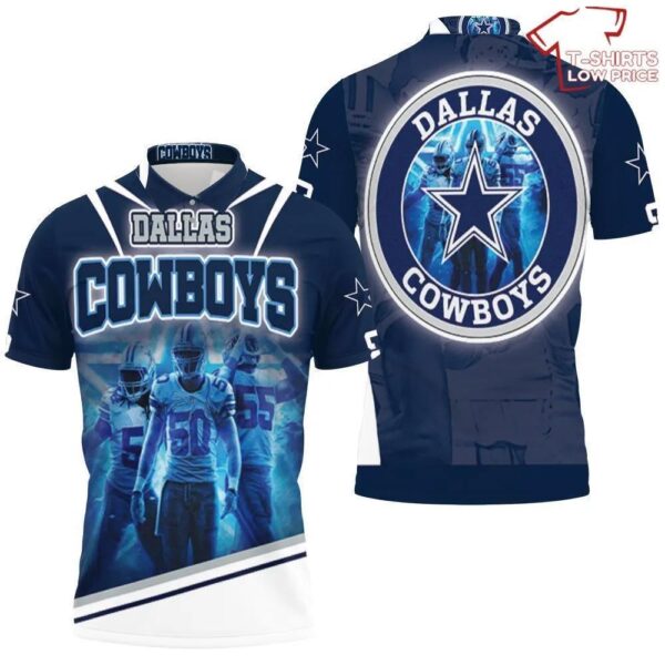 Dallas Cowboys Super Bowl Nfc East Division 3D Polo 1