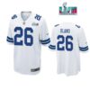 Daron Bland 26 Dallas Cowboys Super Bowl LVII Super Bowl LVII White Men Game Jersey 1