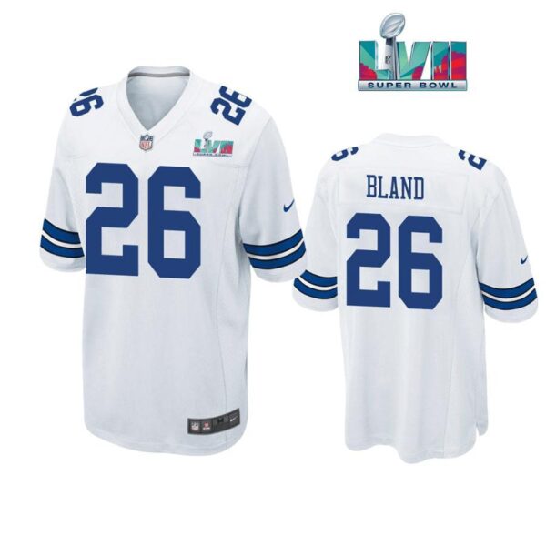 Daron Bland 26 Dallas Cowboys Super Bowl LVII Super Bowl LVII White Men Game Jersey 1