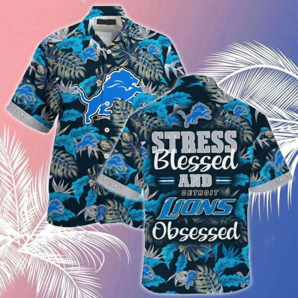 Detroit Lions Blessed Obsession Hawaiian 1