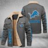 Detroit Lions Custom Leather Jacket Sport Jacket 1