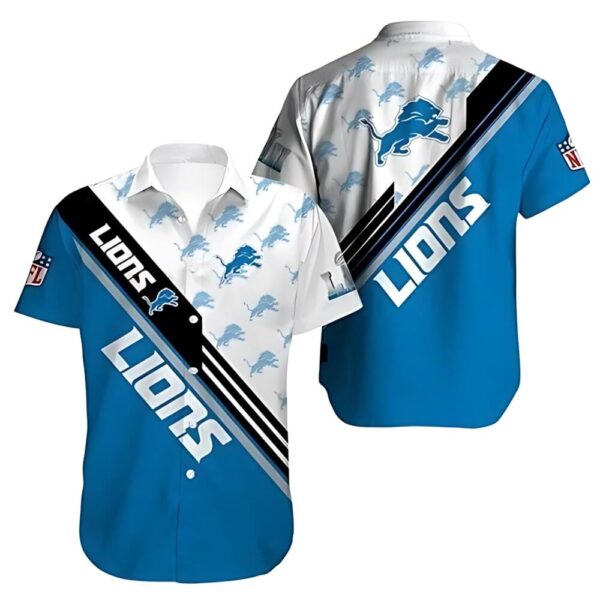 Detroit Lions Dynamic Stripes Hawaiian 1