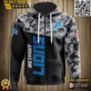 Detroit Lions Football Logo 3D Hoodie Camo Nfl 3D 1