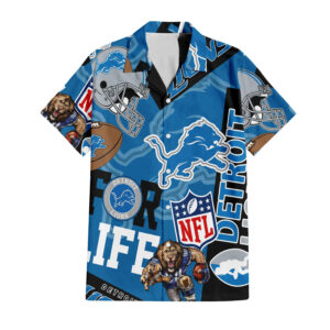 Detroit Lions For Life Hawaiian