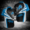 Detroit Lions Geometric Burst Hawaiian 1