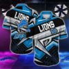 Detroit Lions Geometric Power Hawaiian 1