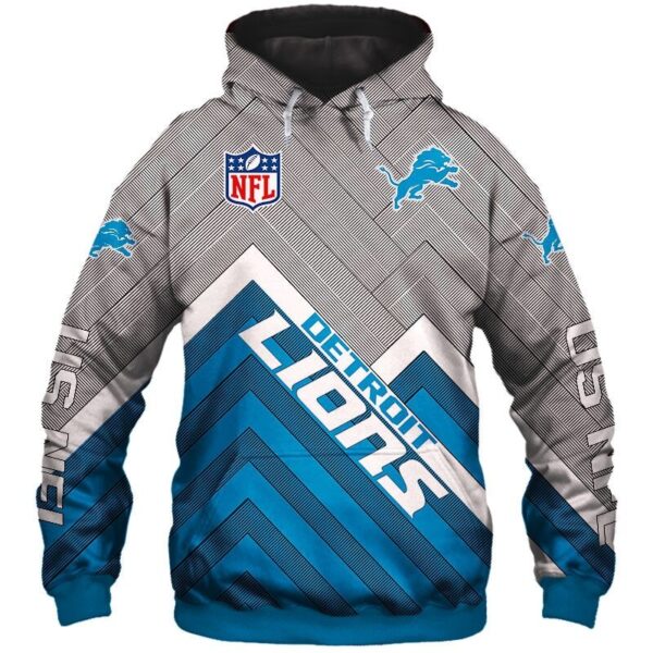 Detroit Lions Hoodie 3D Pullover 1