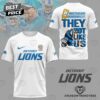 Detroit Lions Mustard They Not Like Us 3D TShirt White 1