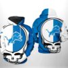 Detroit Lions NFL Grateful Dead 3D Hoodie 1