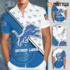 Detroit Lions Restore The Roar White And Blue Hawaiian For NFL Fans 1