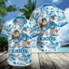 Detroit Lions Toon Squad Tropical Hawaiian 1