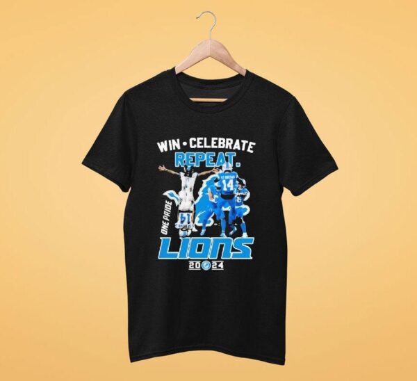 Detroit Lions Win Celebrate Repeat Lions One Pride 2024 1