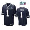 Kelvin Joseph 1 Dallas Cowboys Super Bowl LVII Super Bowl LVII Navy Men Game Jersey 1