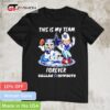 Mickey mascot this my team forever Dallas Cowboys shirt