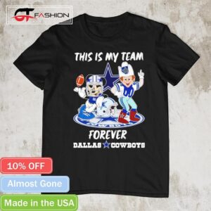 Mickey mascot this my team forever Dallas Cowboys shirt