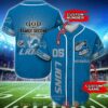 Personalized Detroit Lions Nfl God First Family Second Then Baseball Jersey 1