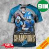 The Detroit Lions Win The NFC North Champions For The First Time Ever NFL Playoffs 2023 3D TShirt 1