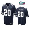 Tony Pollard 20 Dallas Cowboys Super Bowl LVII Super Bowl LVII Navy Men Game Jersey 1