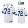 Travis Ferick 72 Dallas Cowboys Super Bowl LVII Super Bowl LVII White Men Game Jersey 1