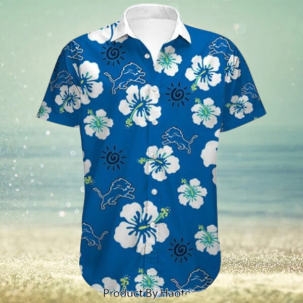 2025 Detroit Lions Hawaiian flower summer gift for fans